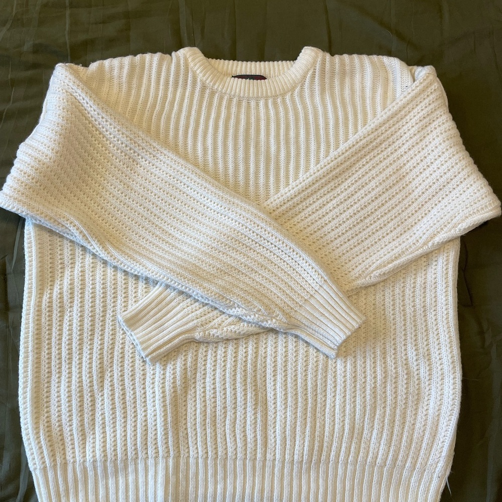 Men's White Sweater